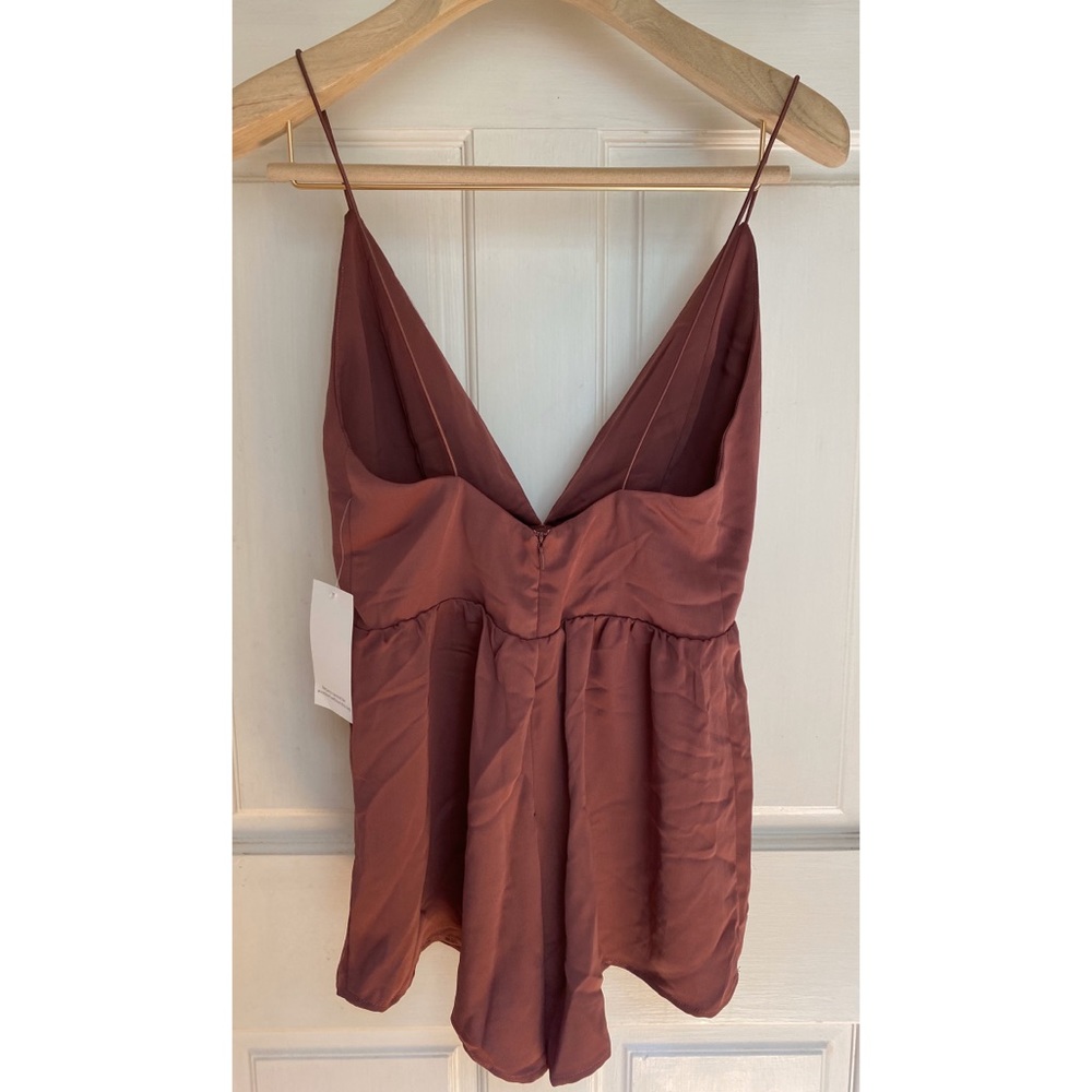 🚫SOLD🚫*BRAND N by EW* TOBI PLUNGING ROMPER - Picture 5 of 6